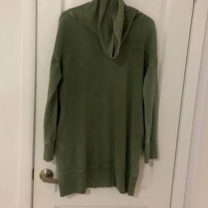 Green hoodie dress from Silence + Noise size M